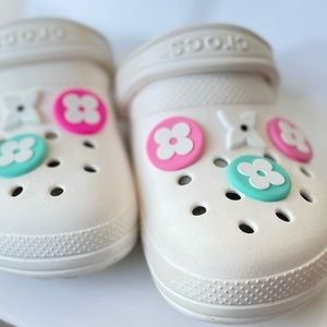 10 pack of our ELVEE croc charms ! *Colours as seen in photo